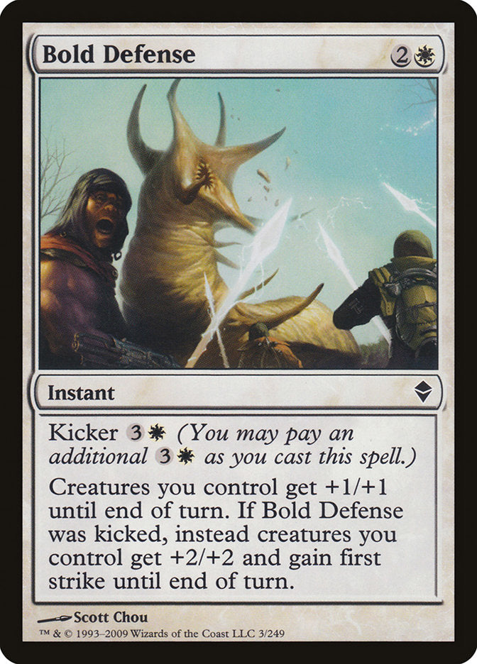 Bold Defense [Zendikar] | Card Citadel