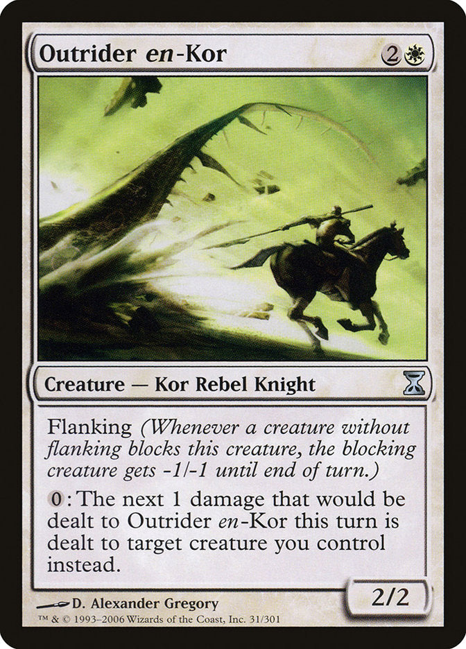 Outrider en-Kor [Time Spiral] | Card Citadel