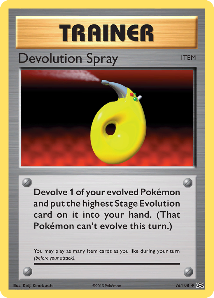 Devolution Spray (76/108) [XY: Evolutions] | Card Citadel