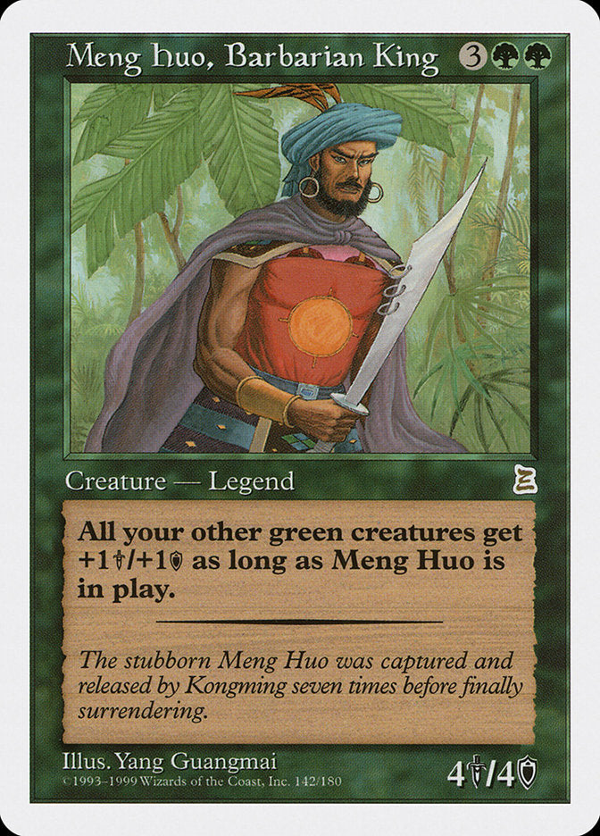 Meng Huo, Barbarian King [Portal Three Kingdoms] | Card Citadel