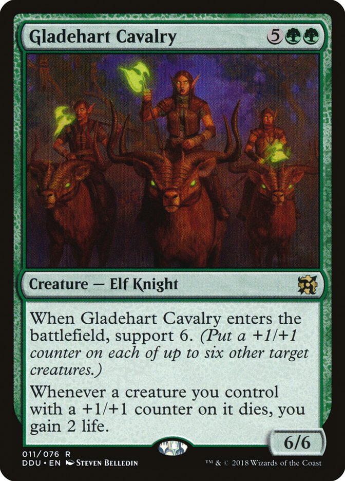 Gladehart Cavalry [Duel Decks: Elves vs. Inventors] | Card Citadel