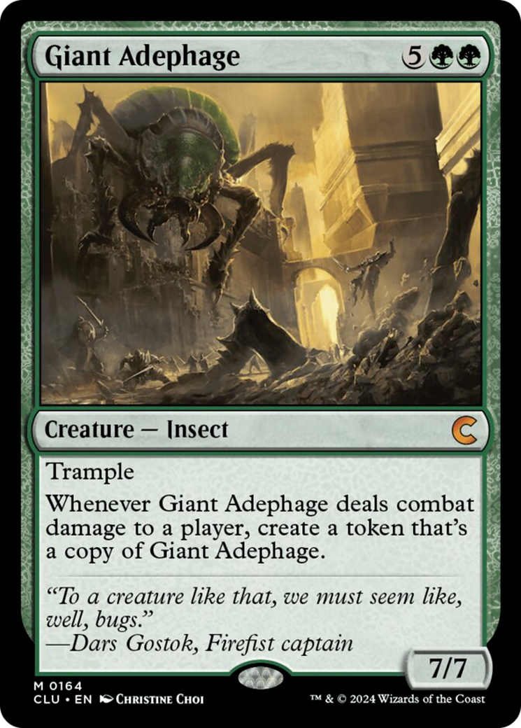 Giant Adephage [Ravnica: Clue Edition] | Card Citadel