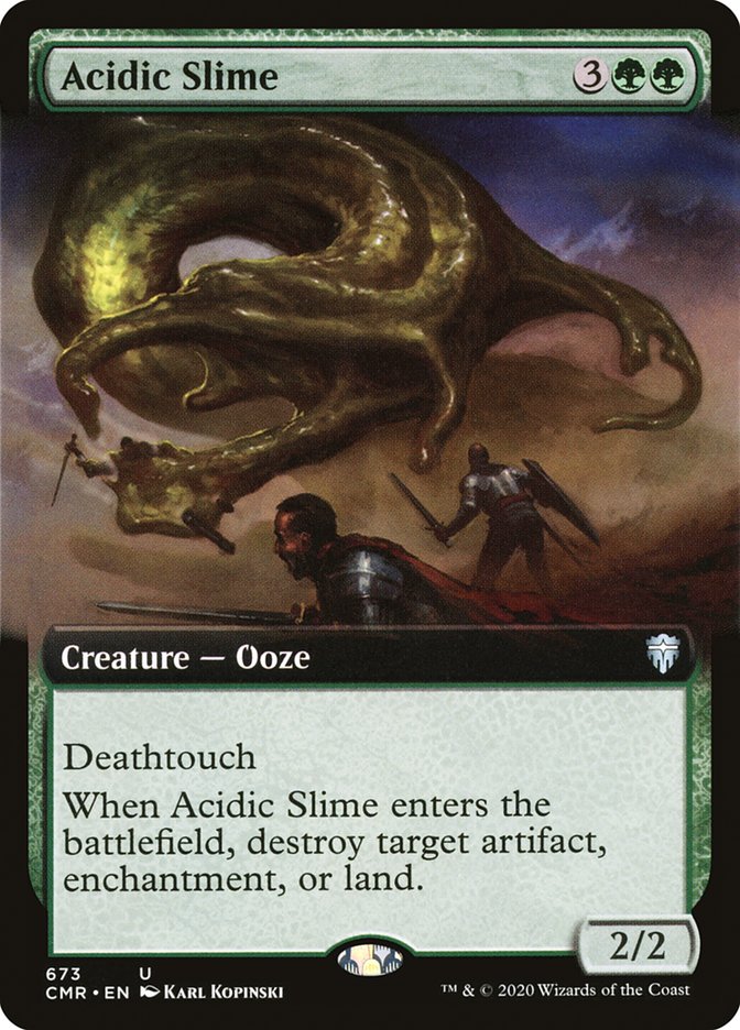 Acidic Slime (Extended Art) [Commander Legends] | Card Citadel