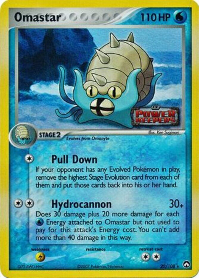 Omastar (20/108) (Stamped) [EX: Power Keepers] | Card Citadel