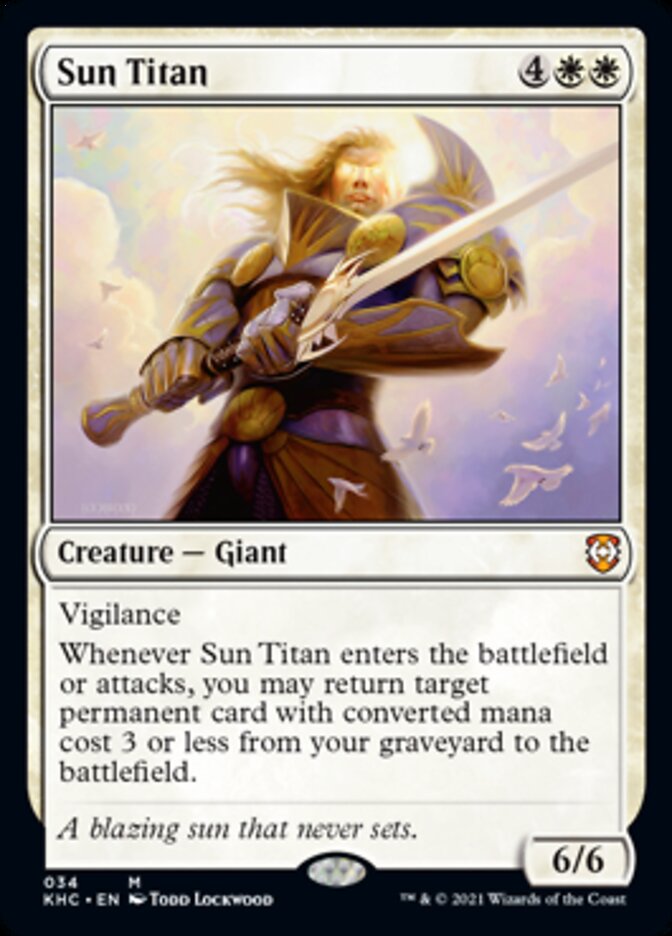 Sun Titan [Kaldheim Commander] | Card Citadel