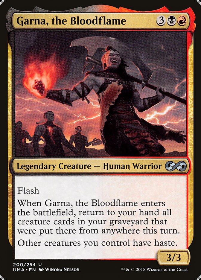 Garna, the Bloodflame [Ultimate Masters] | Card Citadel