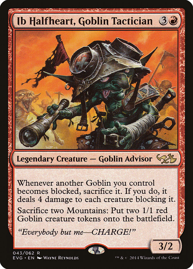 Ib Halfheart, Goblin Tactician (Elves vs. Goblins) [Duel Decks Anthology] | Card Citadel
