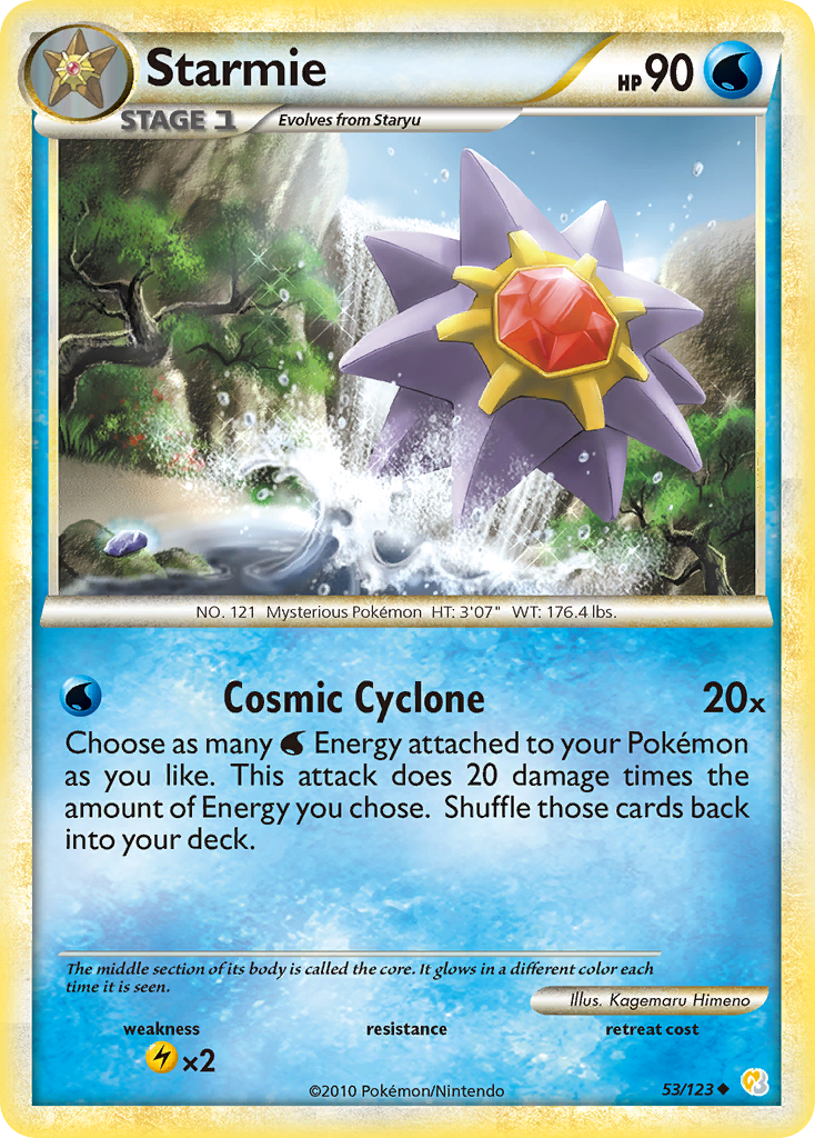 Starmie (53/123) [HeartGold & SoulSilver: Base Set] | Card Citadel