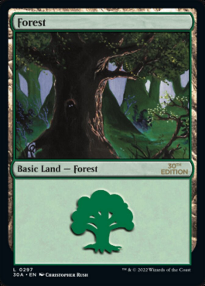 Forest (297) [30th Anniversary Edition] | Card Citadel