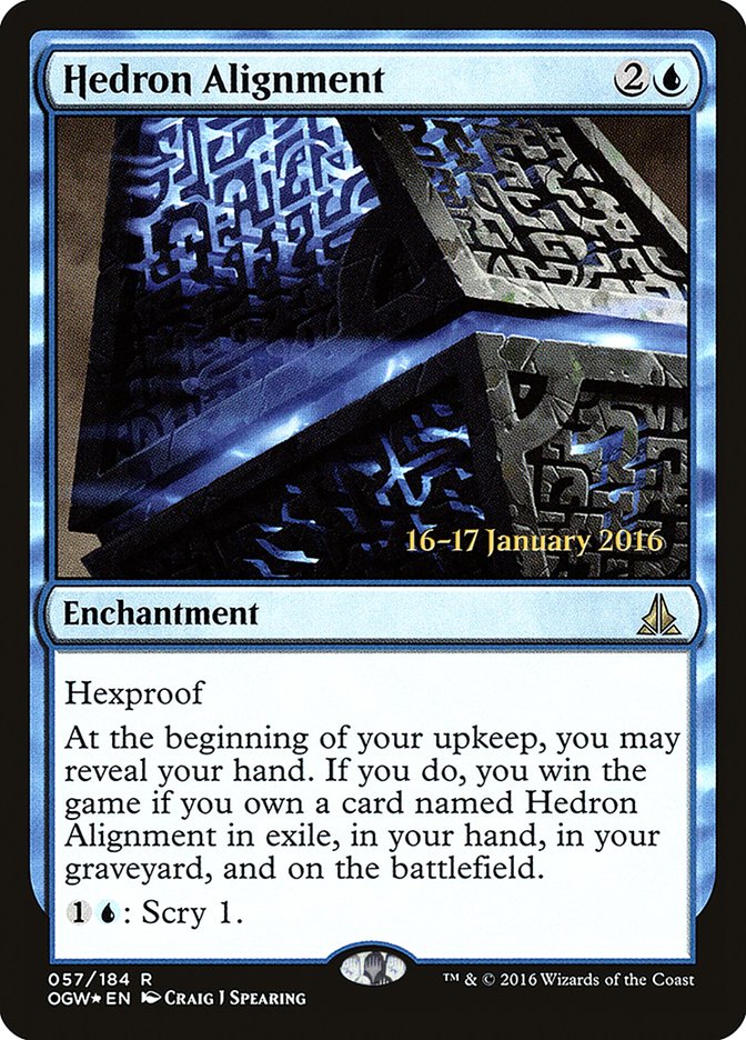Hedron Alignment [Oath of the Gatewatch Promos] | Card Citadel