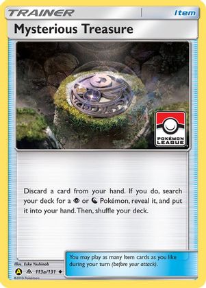 Mysterious Treasure (113a/131) (League Promo) [Sun & Moon: Forbidden Light] | Card Citadel