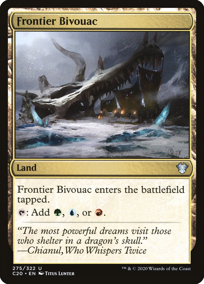 Frontier Bivouac [Commander 2020] | Card Citadel