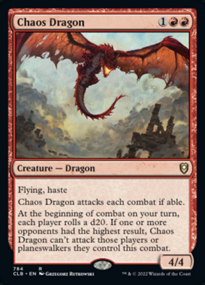 Chaos Dragon [Commander Legends: Battle for Baldur's Gate] | Card Citadel