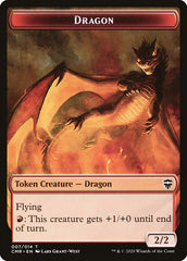Dragon // Horror Token [Commander Legends Tokens] | Card Citadel