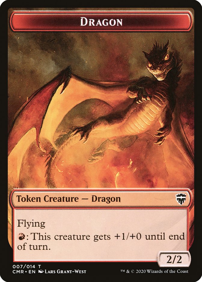 Dragon // Treasure Token [Commander Legends Tokens] | Card Citadel