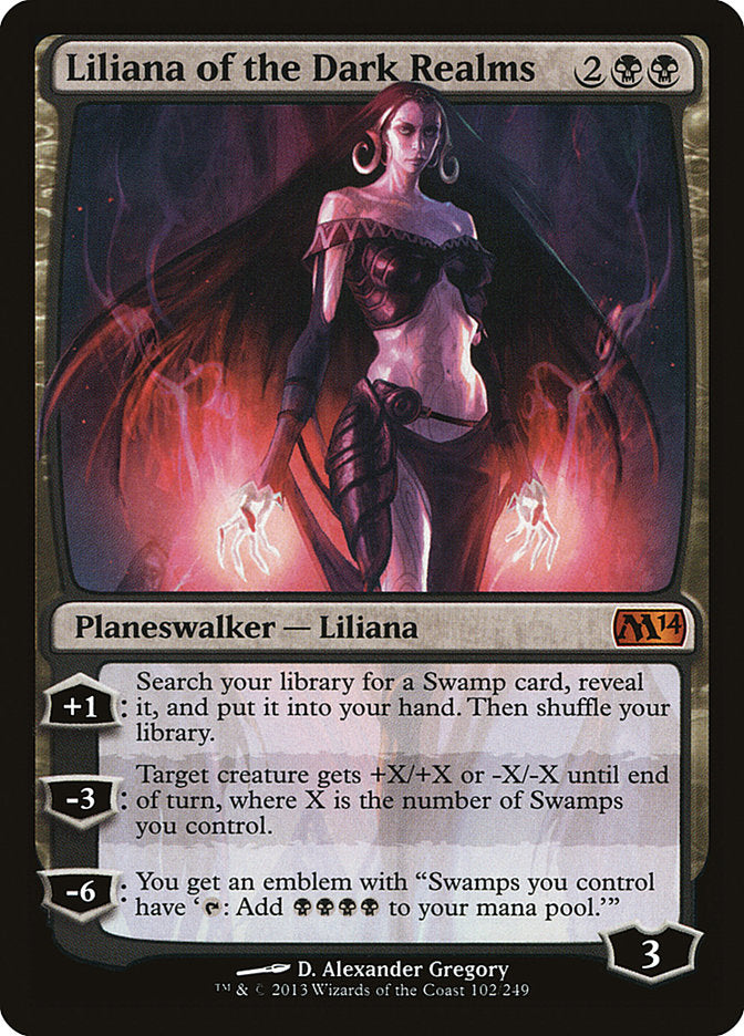 Liliana of the Dark Realms [Magic 2014] | Card Citadel