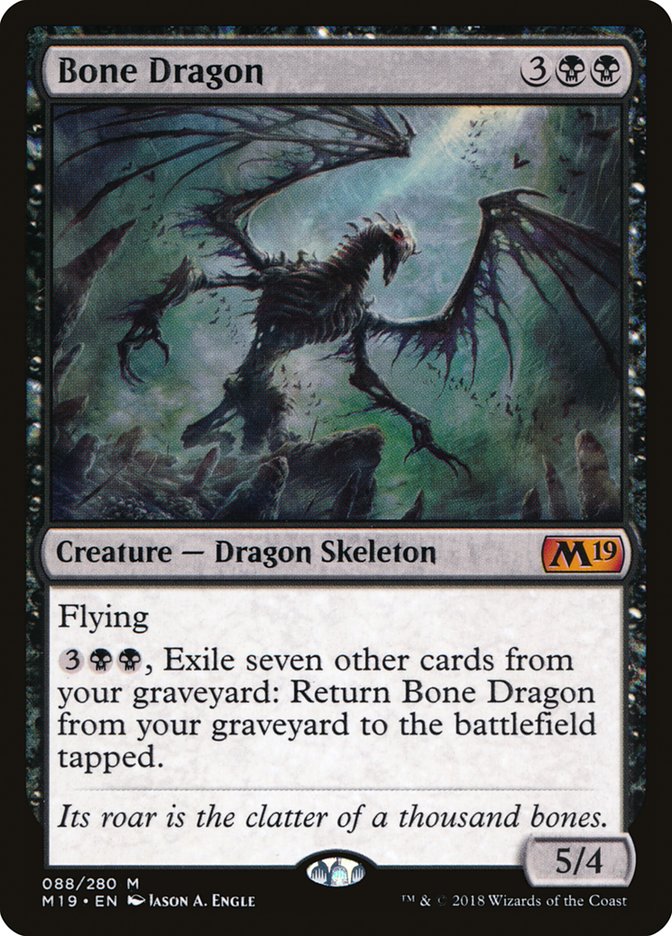 Bone Dragon [Core Set 2019] | Card Citadel