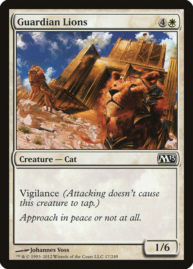 Guardian Lions [Magic 2013] | Card Citadel