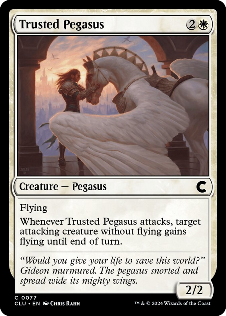 Trusted Pegasus [Ravnica: Clue Edition] | Card Citadel