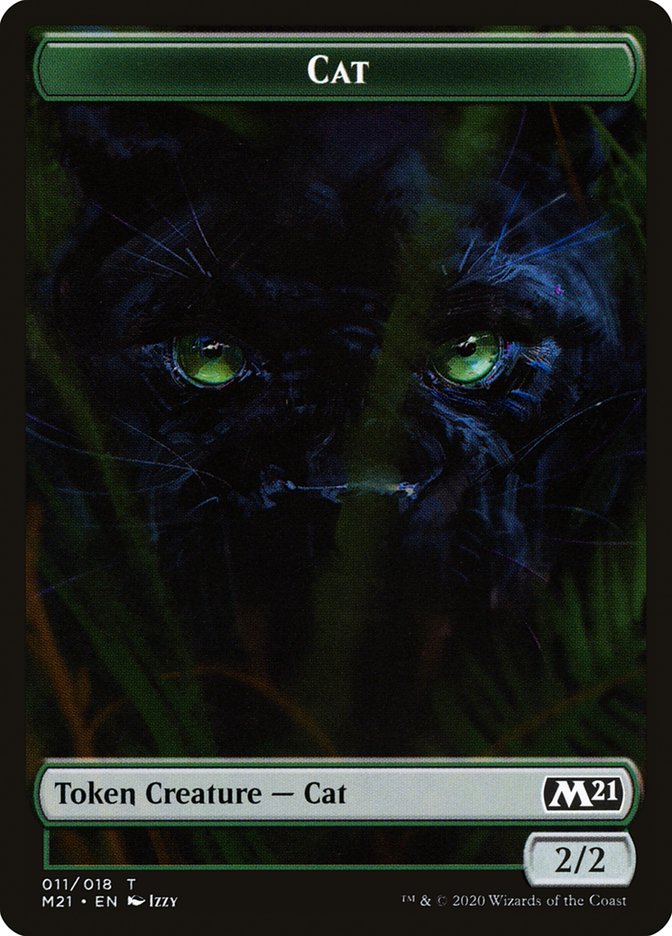 Angel // Cat (011) Double-sided Token [Core Set 2021 Tokens] | Card Citadel