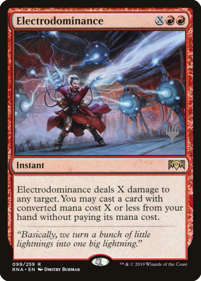 Electrodominance [Ravnica Allegiance Promos] | Card Citadel