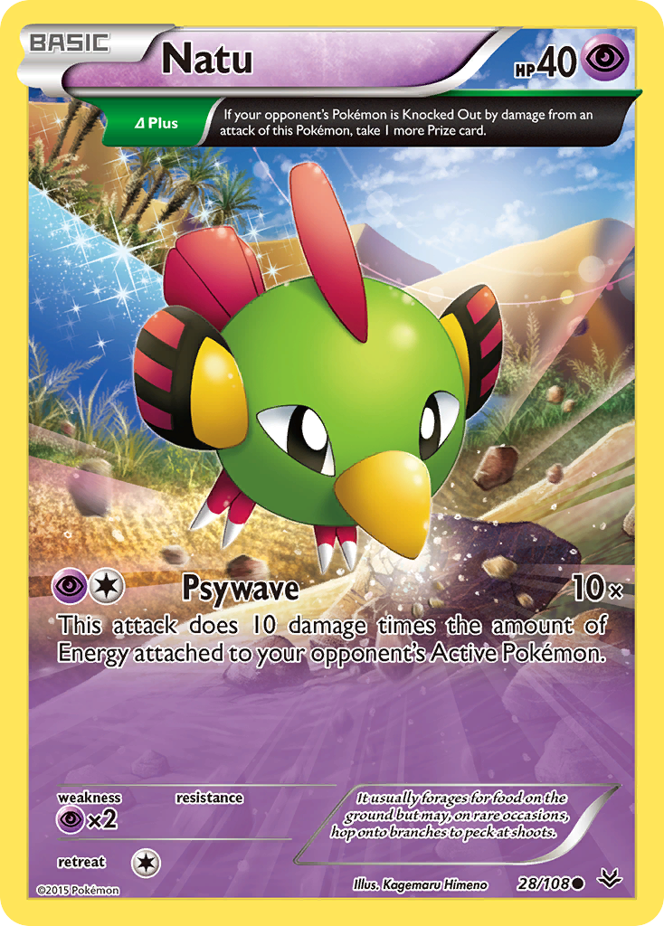 Natu (28/108) [XY: Roaring Skies] | Card Citadel
