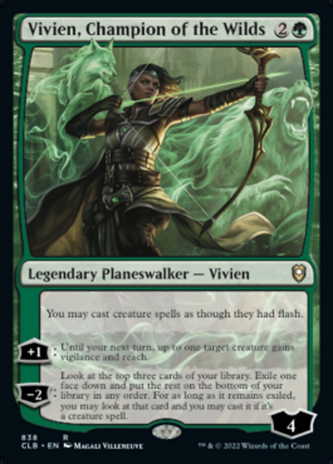 Vivien, Champion of the Wilds [Commander Legends: Battle for Baldur's Gate] | Card Citadel