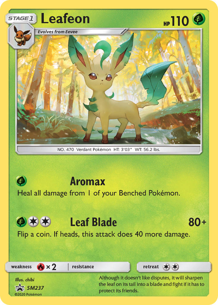 Leafeon (SM237) [Sun & Moon: Black Star Promos] | Card Citadel