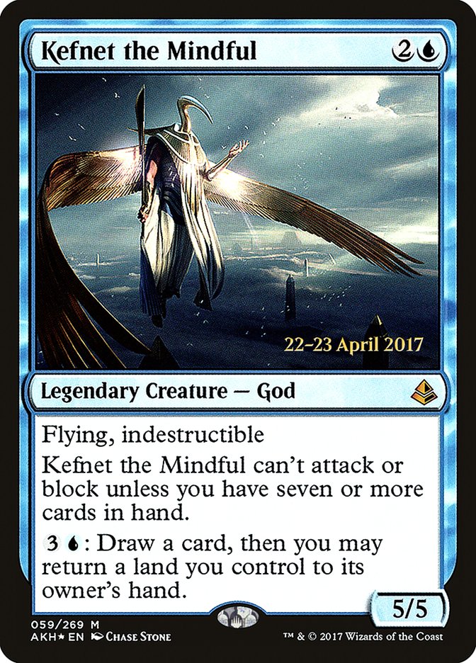 Kefnet the Mindful (Prerelease Promo) [Amonkhet Prerelease Promos] | Card Citadel