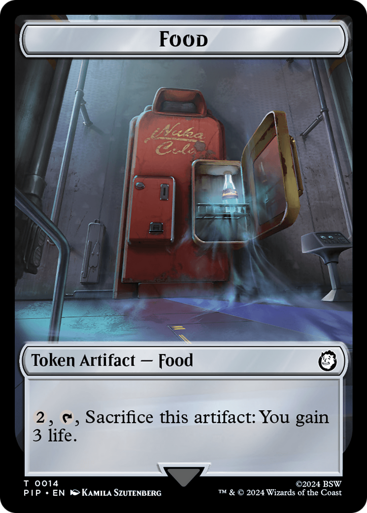 Food (0014) // Soldier (0004) Double-Sided Token [Fallout Tokens] | Card Citadel
