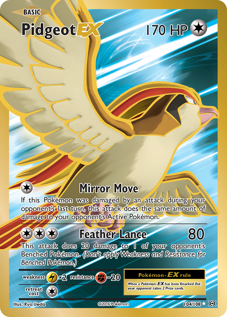 Pidgeot EX (104/108) [XY: Evolutions] | Card Citadel