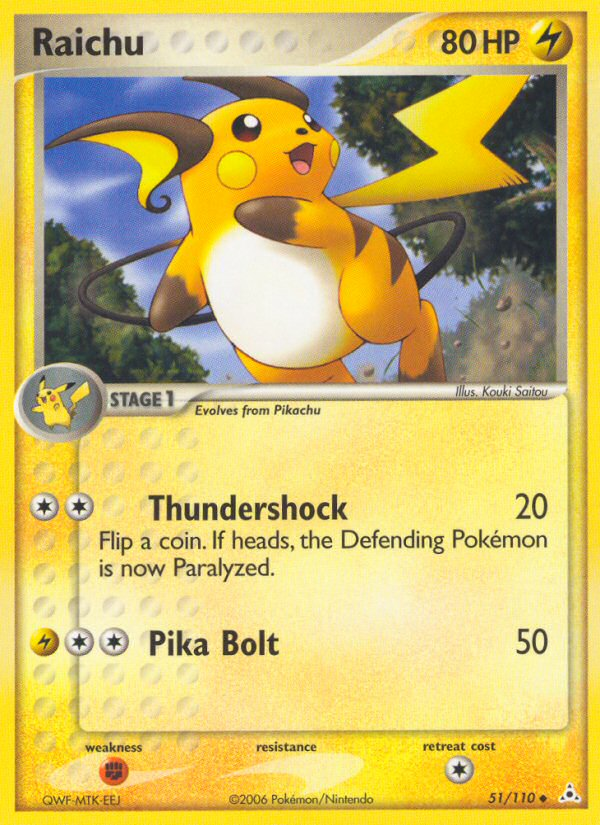 Raichu (51/110) [EX: Holon Phantoms] | Card Citadel