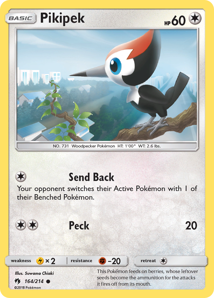 Pikipek (164/214) [Sun & Moon: Lost Thunder] | Card Citadel