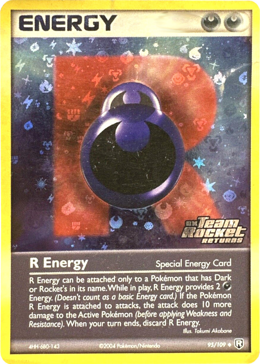 R Energy (95/109) (Stamped) [EX: Team Rocket Returns] | Card Citadel