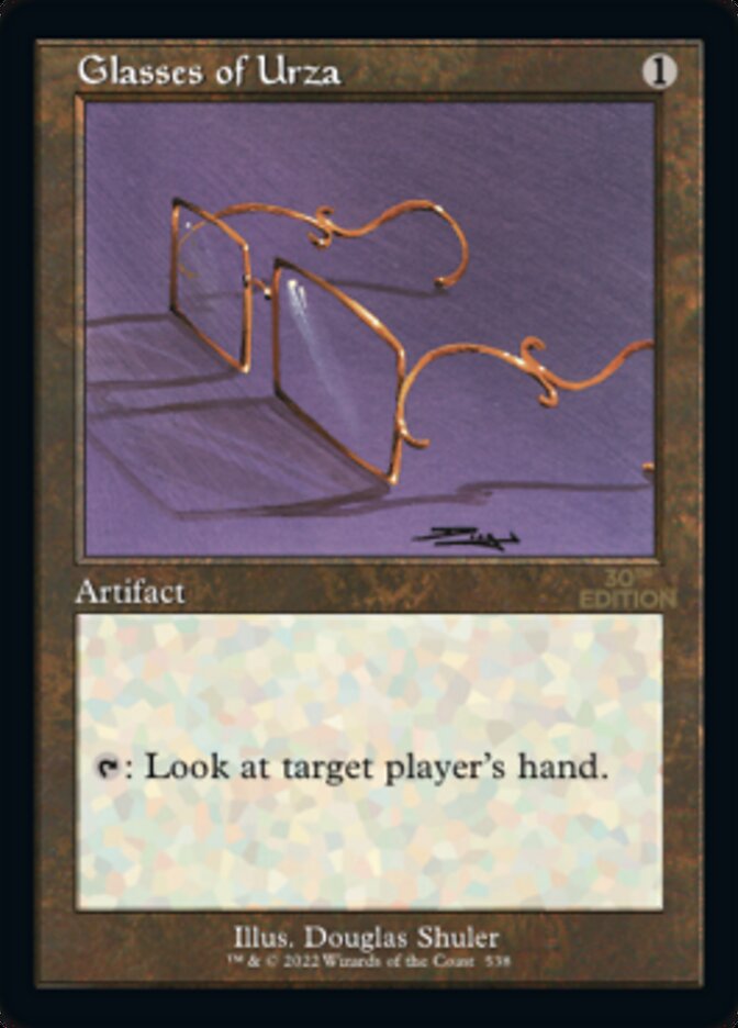 Glasses of Urza (Retro) [30th Anniversary Edition] | Card Citadel