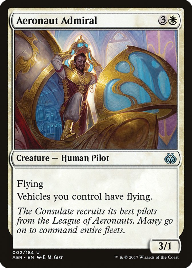 Aeronaut Admiral [Aether Revolt] | Card Citadel