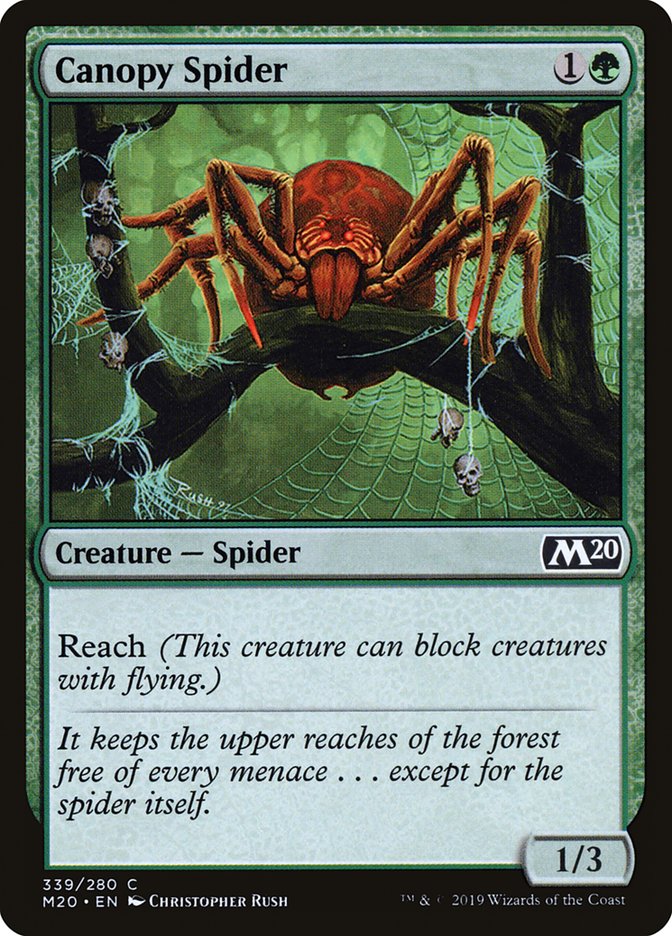 Canopy Spider [Core Set 2020] | Card Citadel