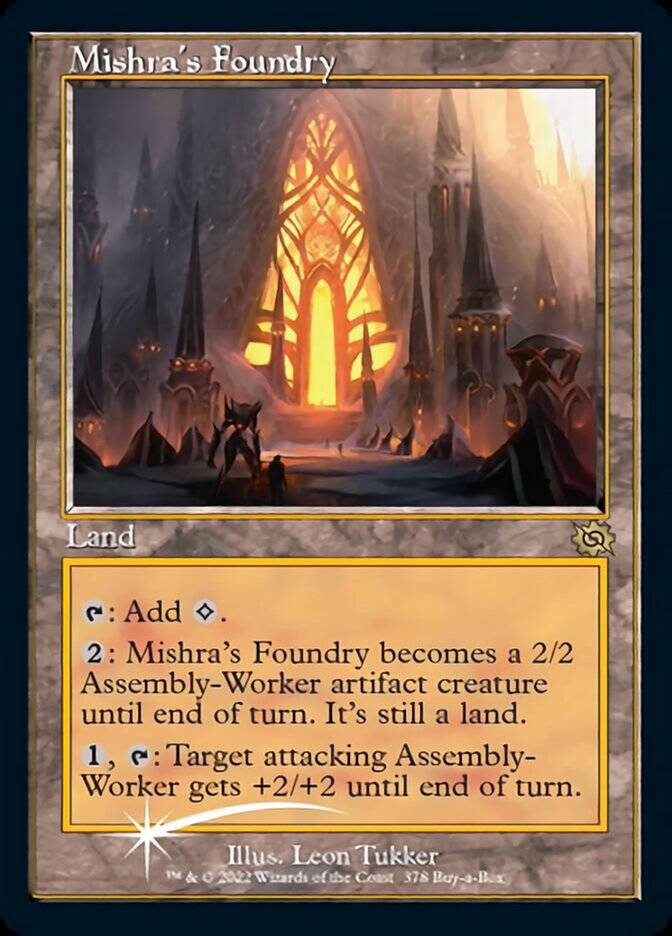 Mishra's Foundry (Retro) (Buy-a-Box) [The Brothers' War] | Card Citadel