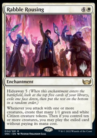 Rabble Rousing (Promo Pack) [Streets of New Capenna Promos] | Card Citadel