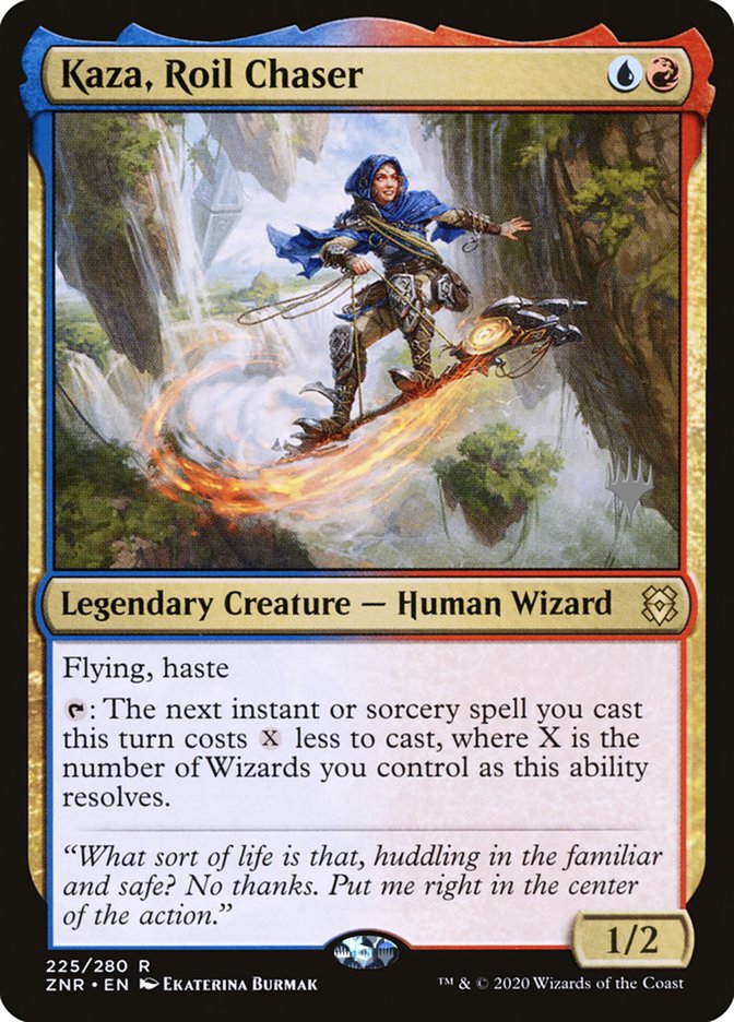 Kaza, Roil Chaser (Promo Pack) [Zendikar Rising Promos] | Card Citadel