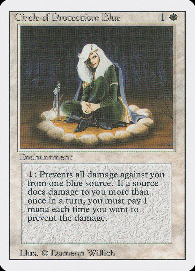 Circle of Protection: Blue [Revised Edition] | Card Citadel