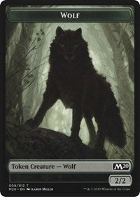 Zombie // Wolf Double-Sided Token [Game Night 2019 Tokens] | Card Citadel