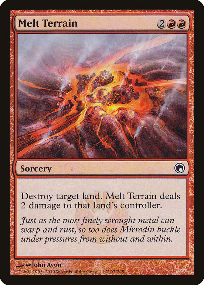 Melt Terrain [Scars of Mirrodin] | Card Citadel