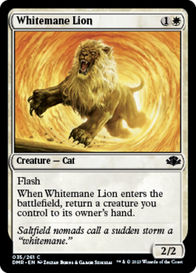 Whitemane Lion [Dominaria Remastered] | Card Citadel