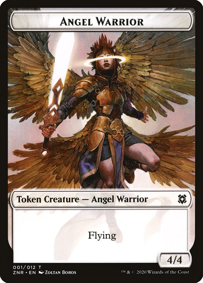 Angel Warrior Token [Zendikar Rising] | Card Citadel