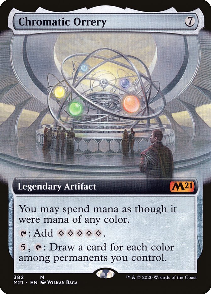 Chromatic Orrery (Extended Art) [Core Set 2021] | Card Citadel