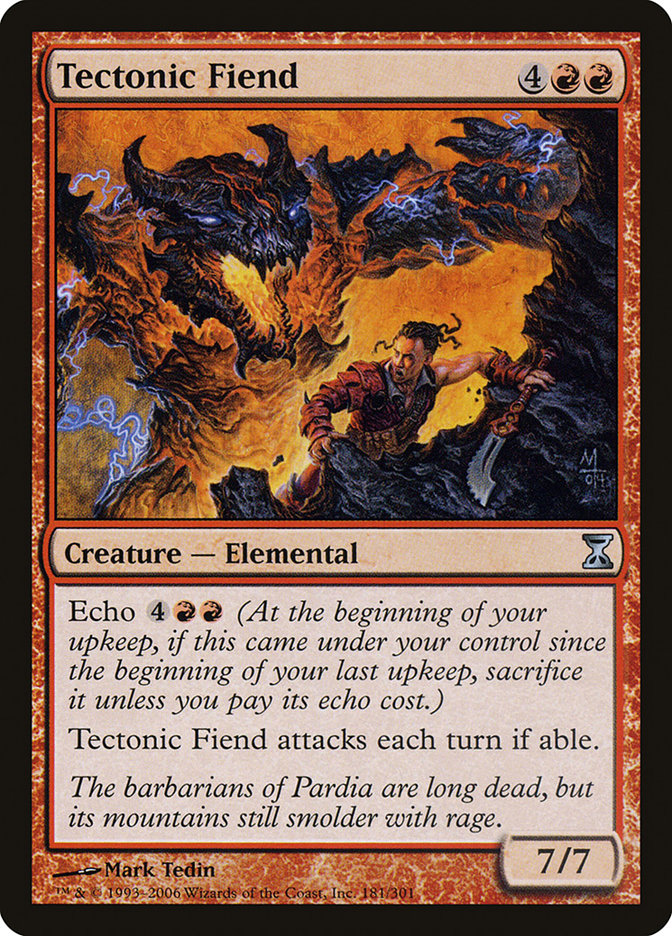 Tectonic Fiend [Time Spiral] | Card Citadel