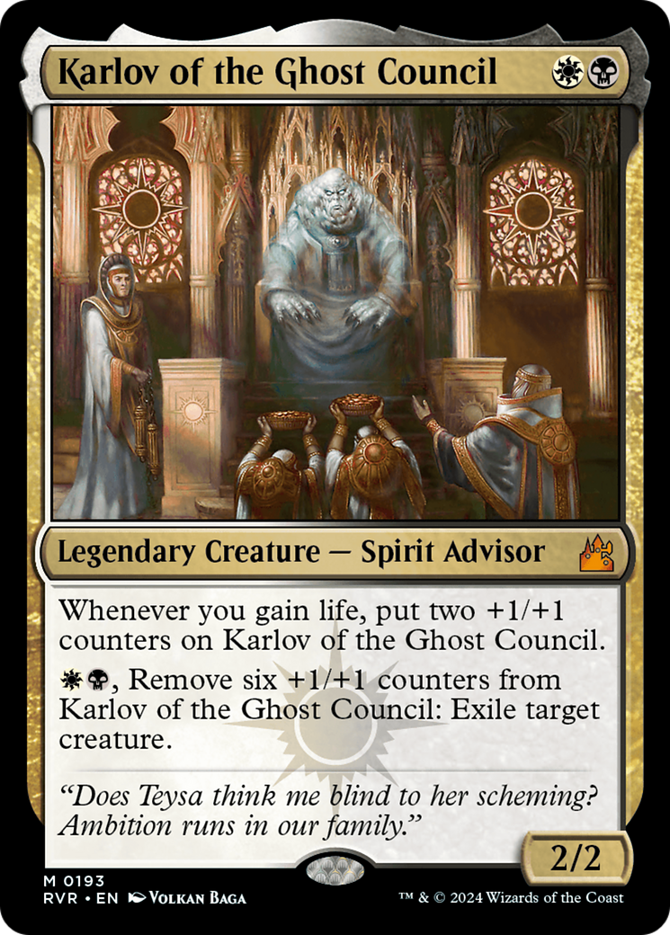 Karlov of the Ghost Council [Ravnica Remastered] | Card Citadel
