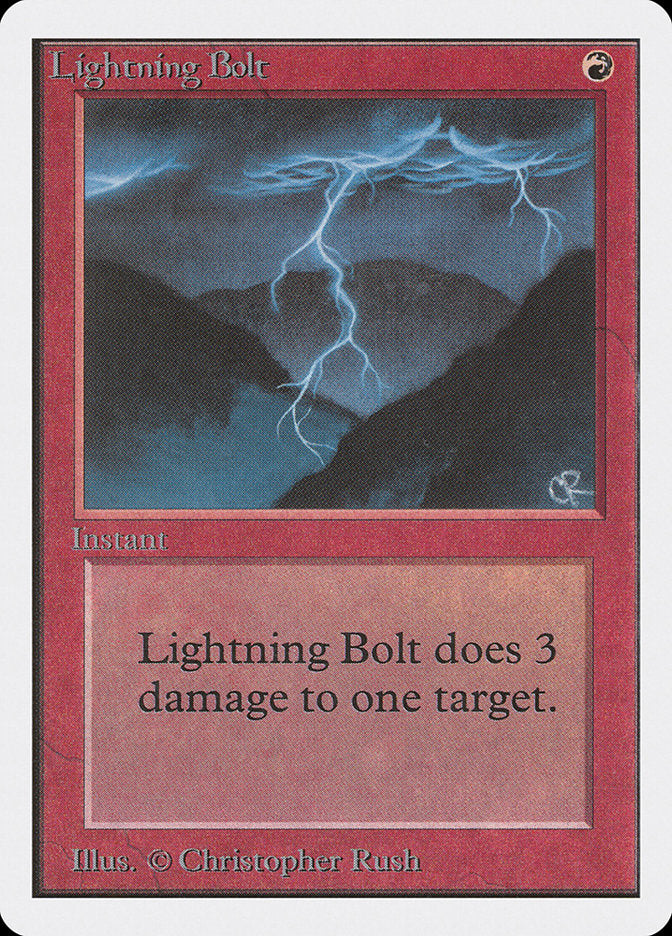 Lightning Bolt [Unlimited Edition] | Card Citadel
