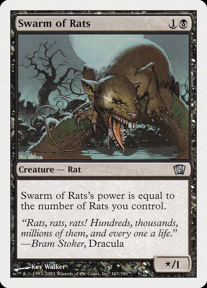 Swarm of Rats [Eighth Edition] | Card Citadel